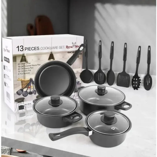 13pc Mixed Cookware Set
