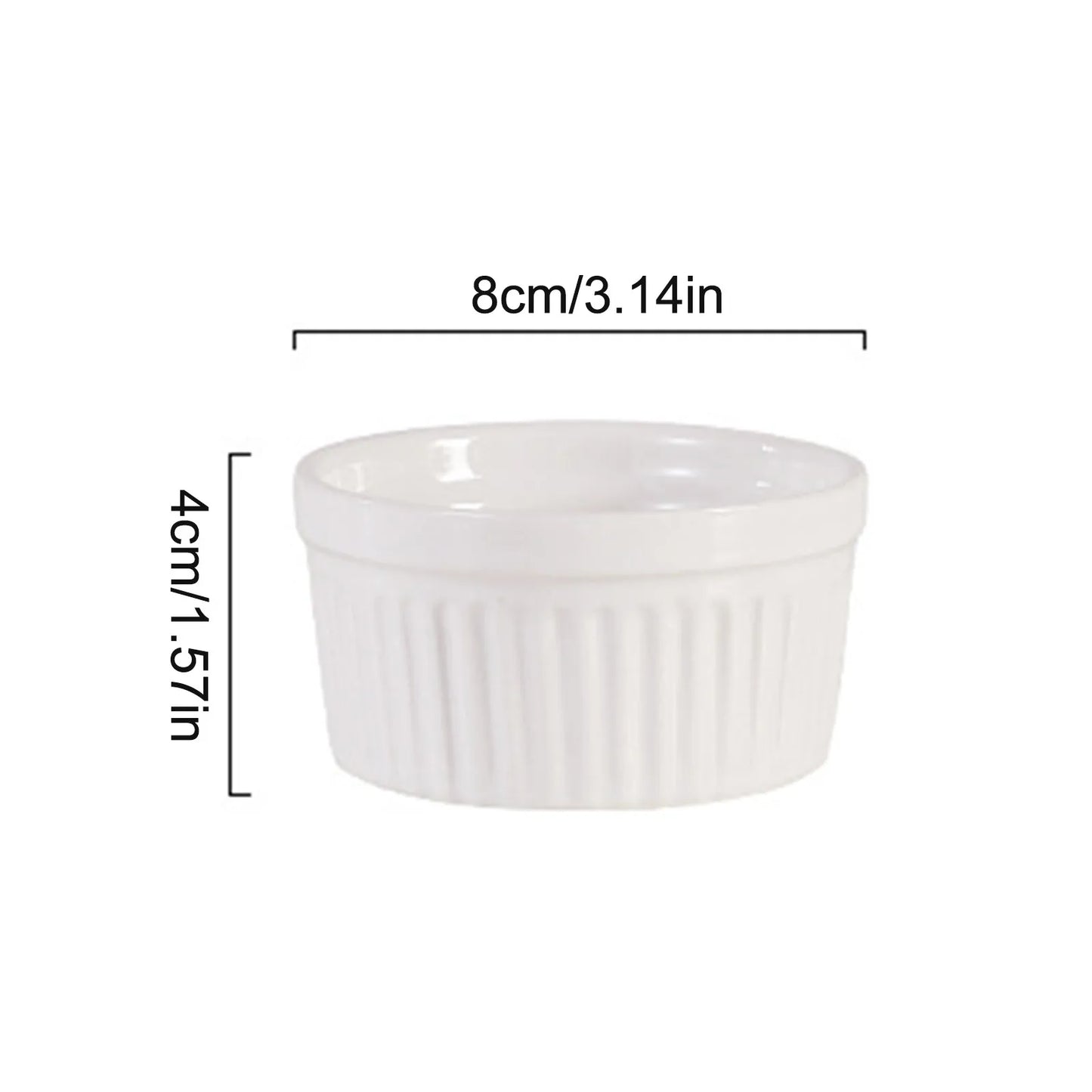 Ceramic Ramekins Set 4pc