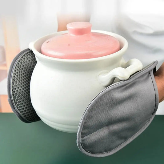 Long Heat Oven Mitts