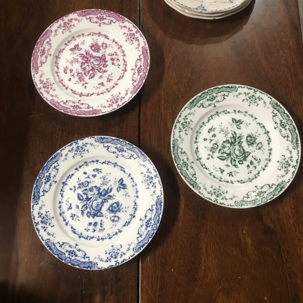 Nordic Flower Ceramic Plate