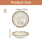 Retro Deep Ceramic Plate
