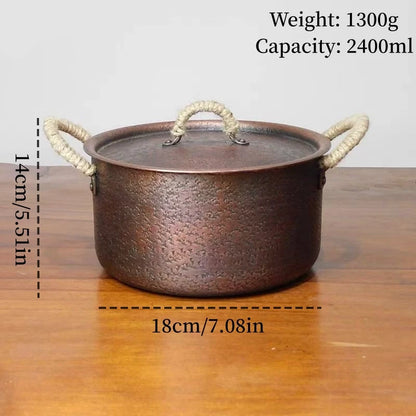 Vintage Copper Pot 18cm