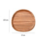 Irregular Oval Wood Tray