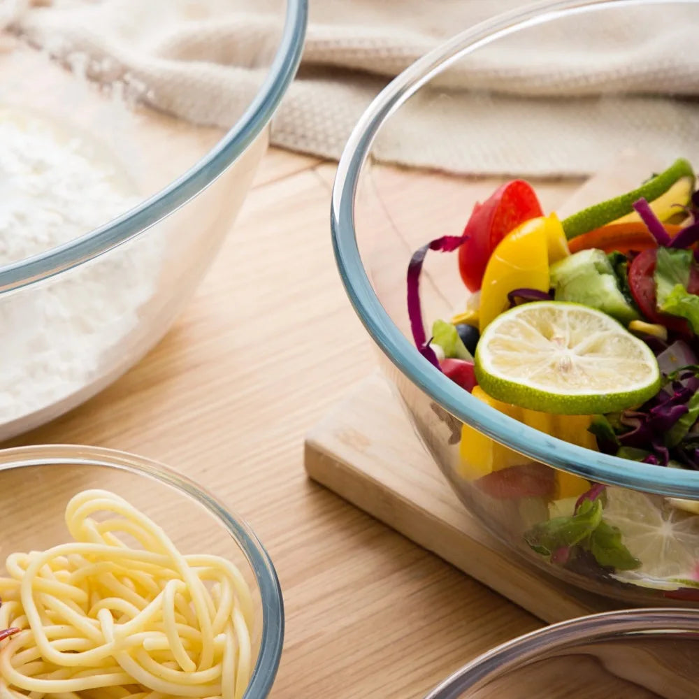 Heat-Resistant Glass Bowls Set