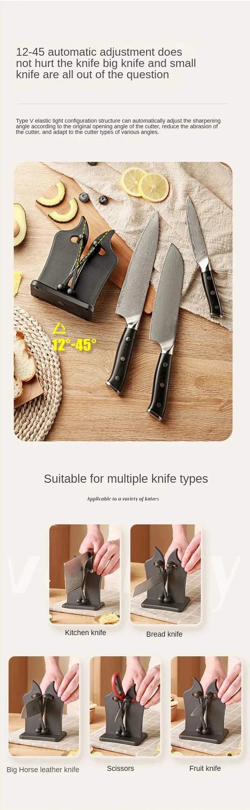 Four-Segment Knife Sharpener