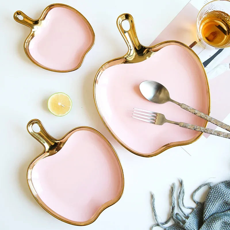 Handled Decorative Serving Plate