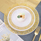 Gold Rim Plastic Plates