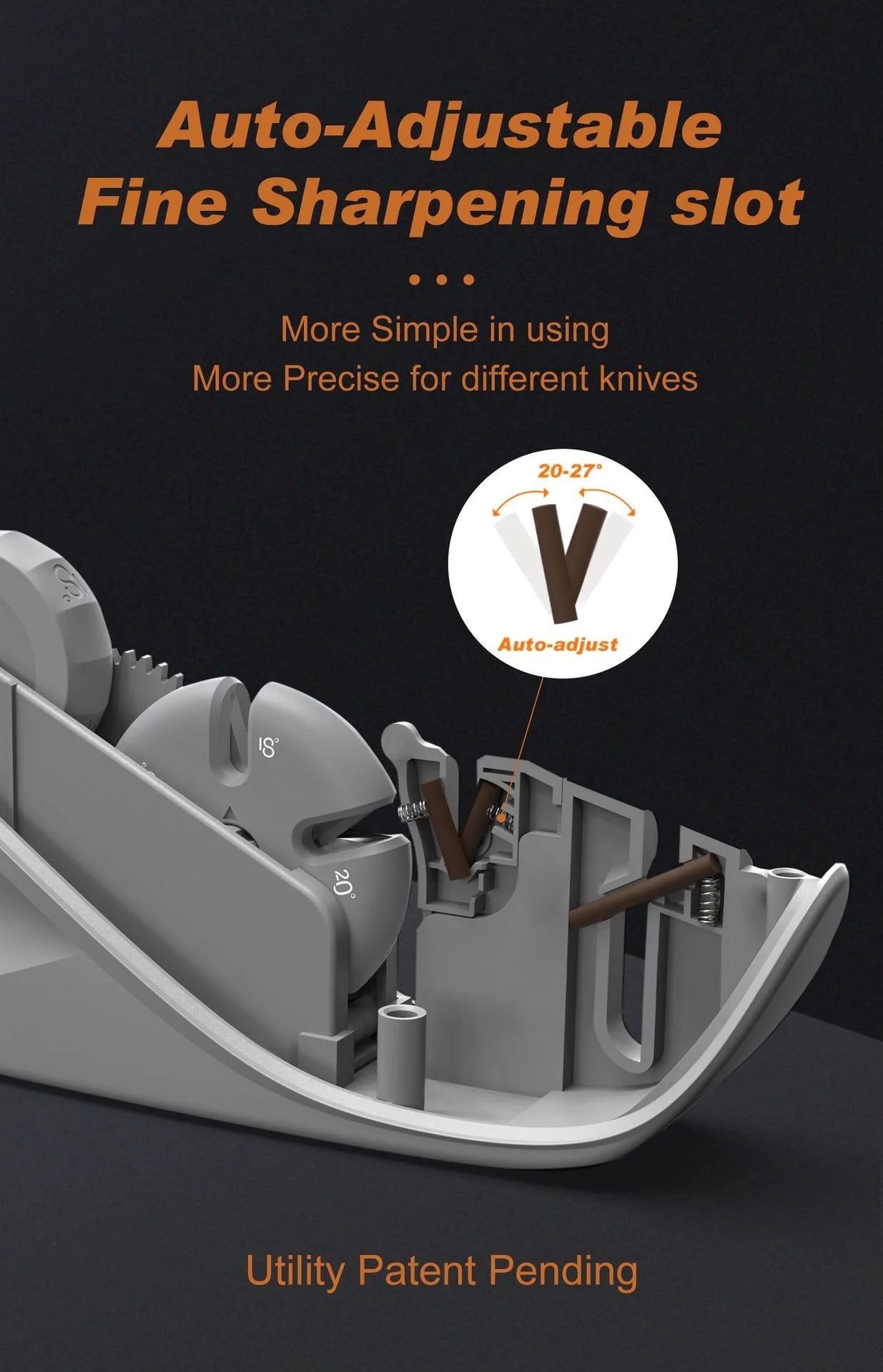 Safe Kitchen Knife Sharpener