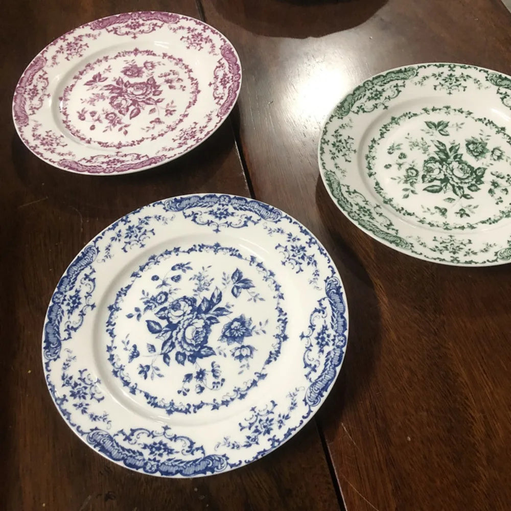 Nordic Flower Ceramic Plate