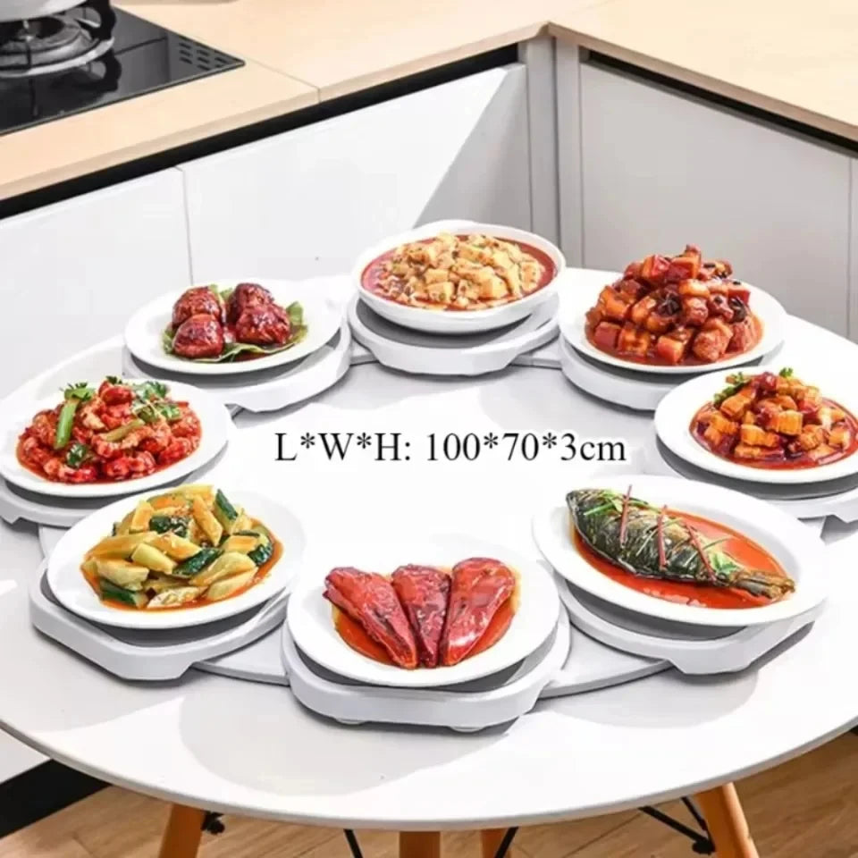 Foldable Rotating Snack Tray