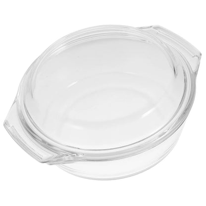 Round Glass Casserole With Lid