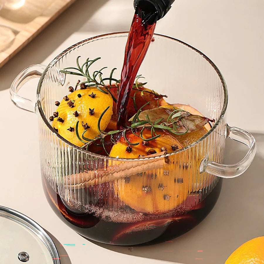 Borosilicate Glass Stew Pot