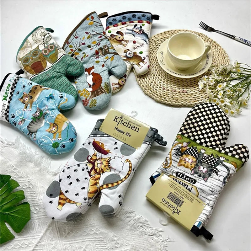 Polyester Oven Baking Gloves