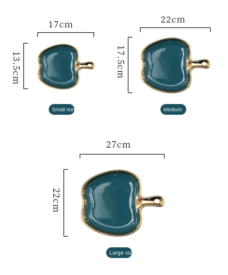 Handled Decorative Serving Plate