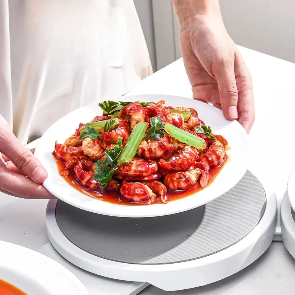 Foldable Rotating Snack Tray