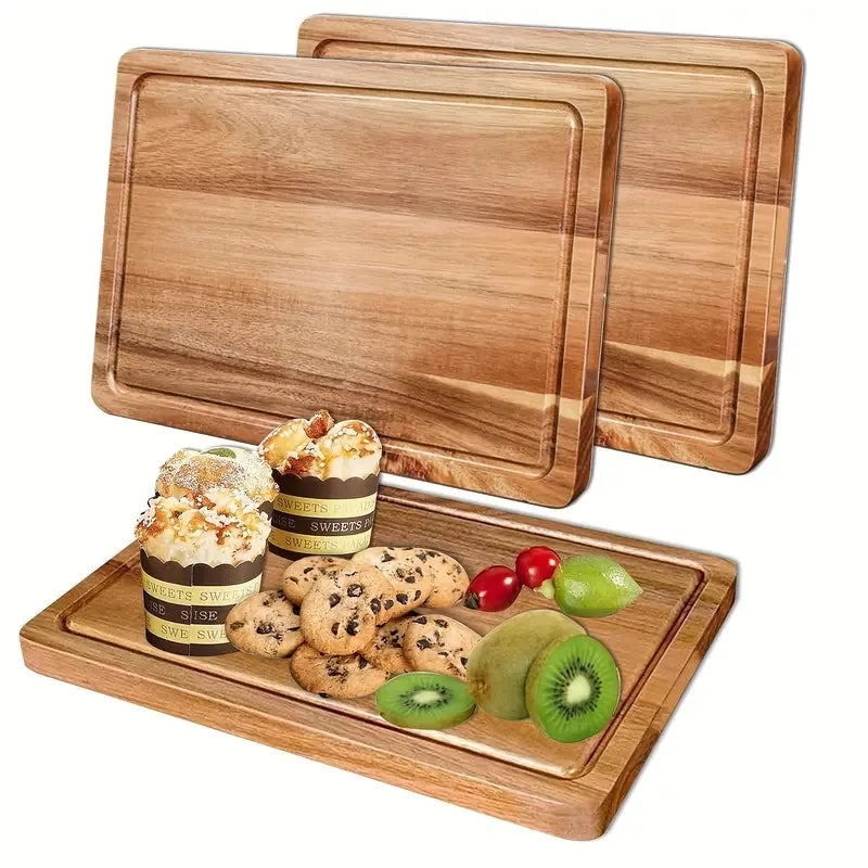 Acacia Checkerboard Cutting Board