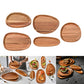 Irregular Oval Wood Tray