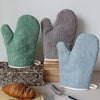Vintage Cotton Oven Mitts