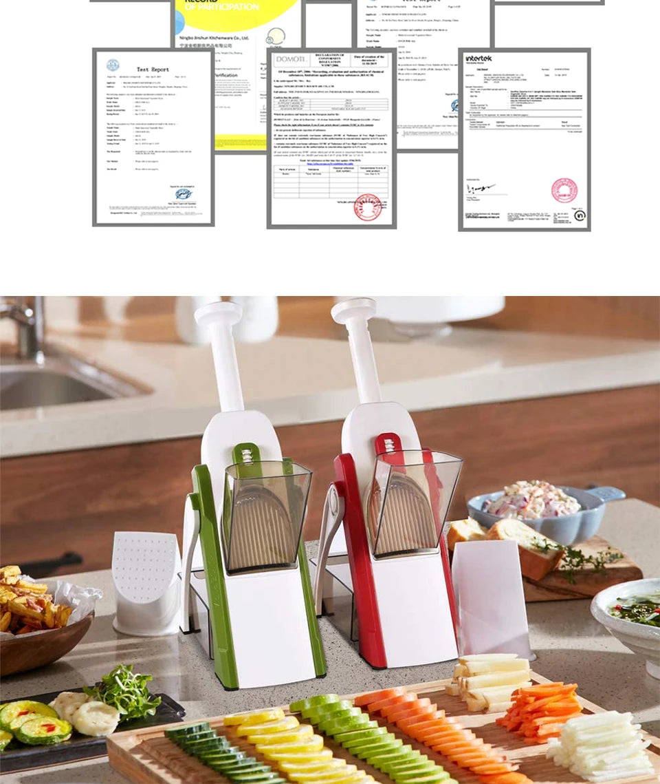 Steel Blade Mandoline Cutter