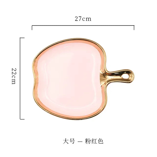 Handled Decorative Serving Plate