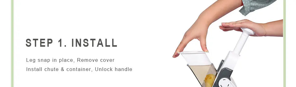 Steel Blade Mandoline Cutter