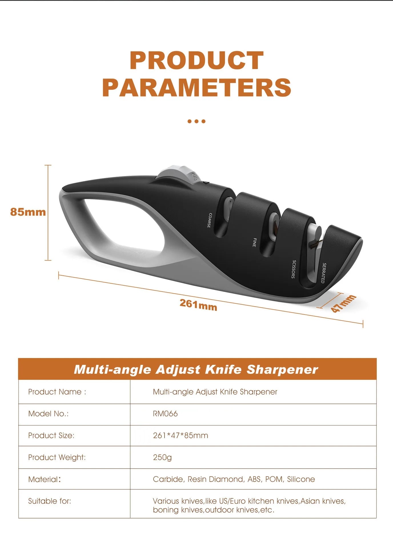 Safe Kitchen Knife Sharpener
