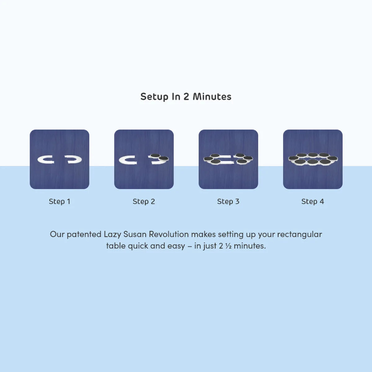 Foldable Rotating Snack Tray