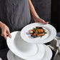 Pure White Porcelain Plate