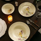 French Iris Dinner Set