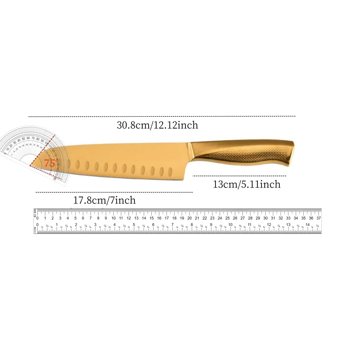 Stainless Kitchen Knife Set 6pc