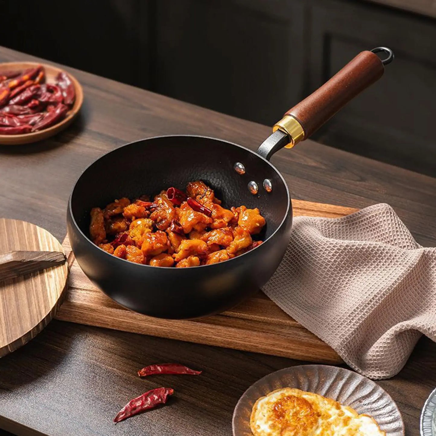 Handmade Iron Wok Pot