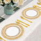 Gold Rim Plastic Plates