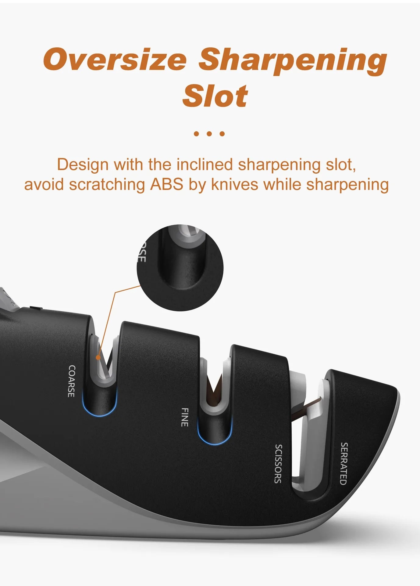 Safe Kitchen Knife Sharpener