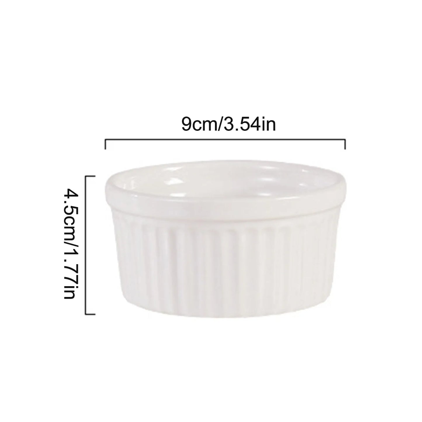 Ceramic Ramekins Set 4pc