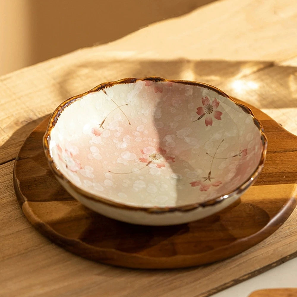 Retro Deep Ceramic Plate