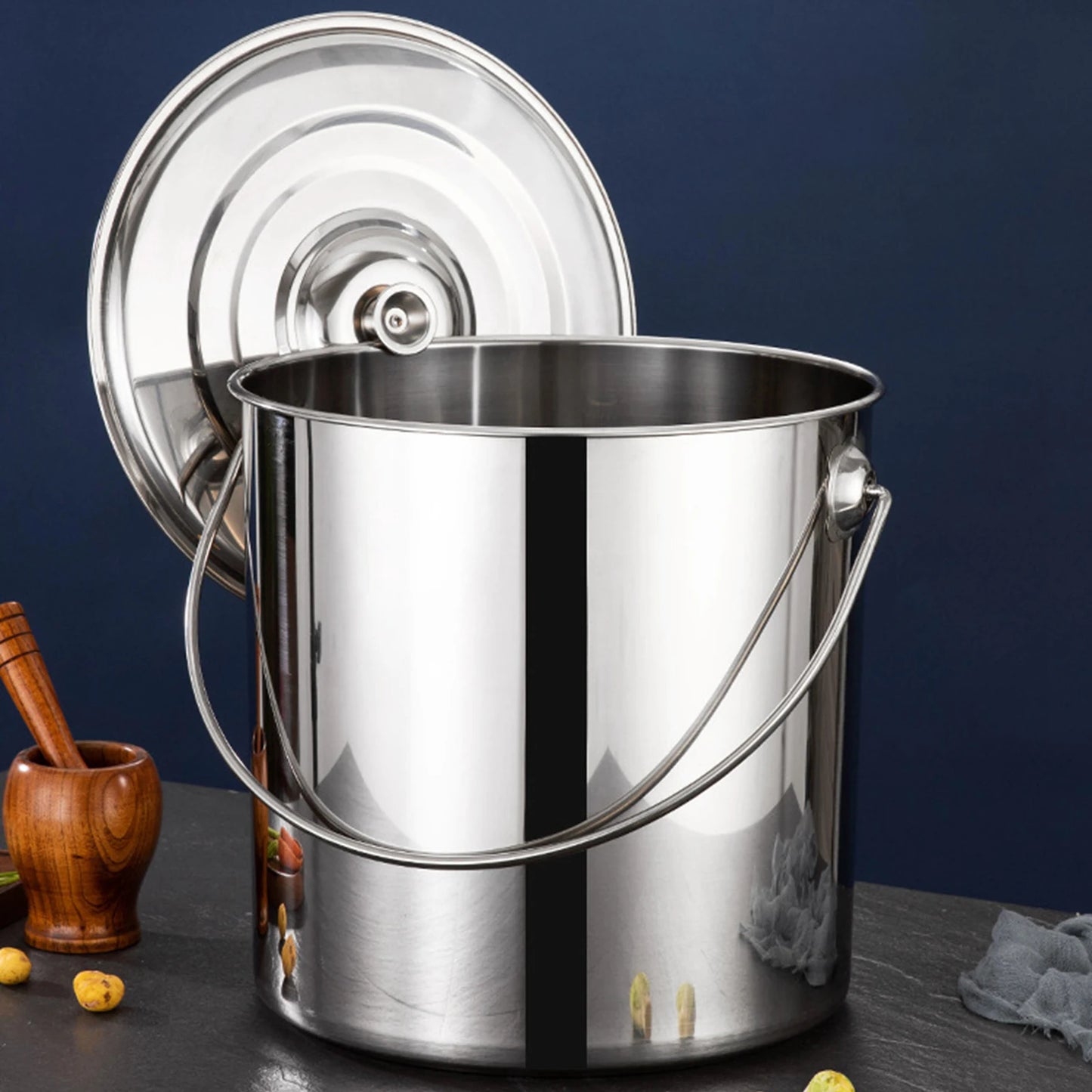 Stainless Stock Pot With Lid