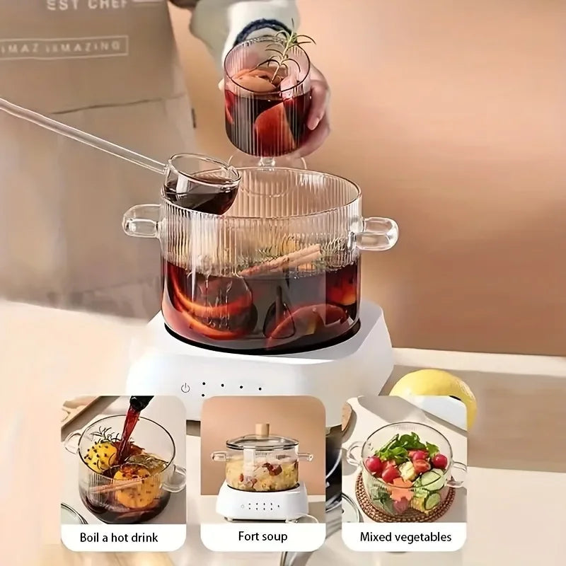 Borosilicate Glass Stew Pot