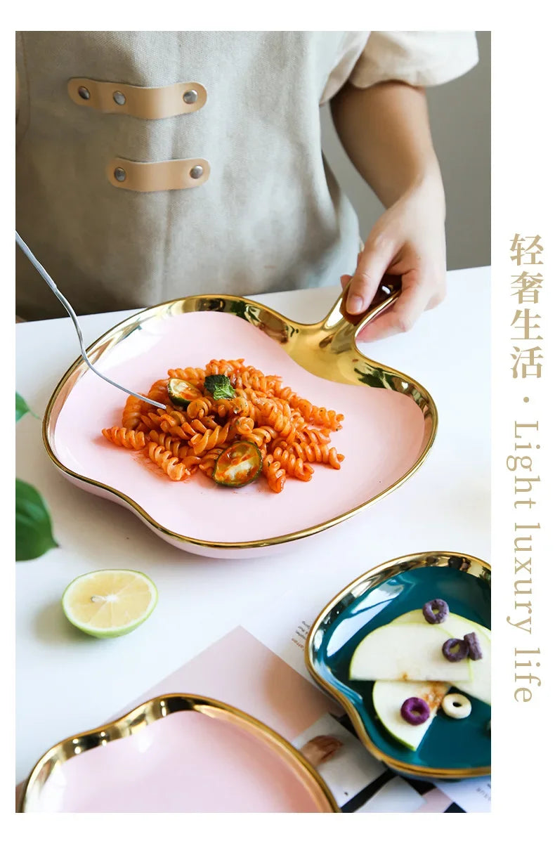 Handled Decorative Serving Plate