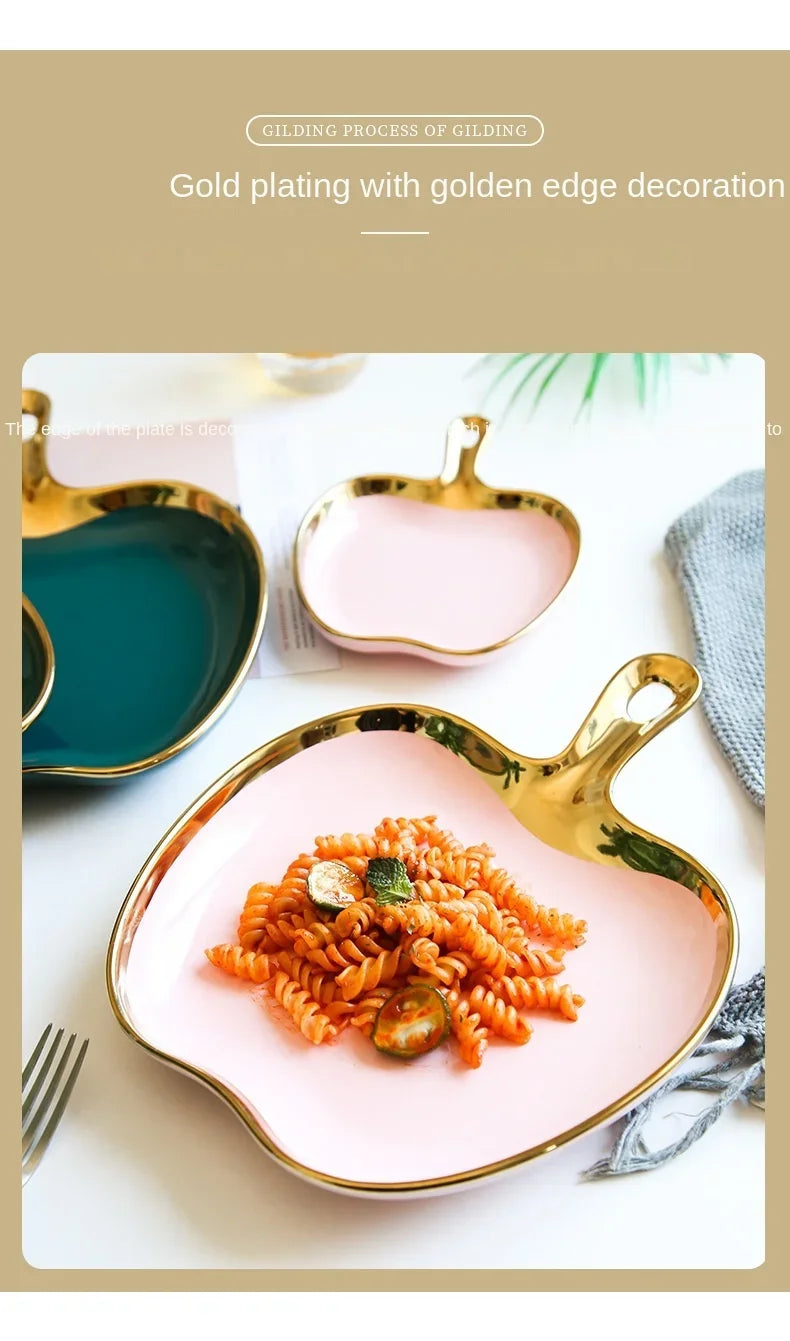 Handled Decorative Serving Plate