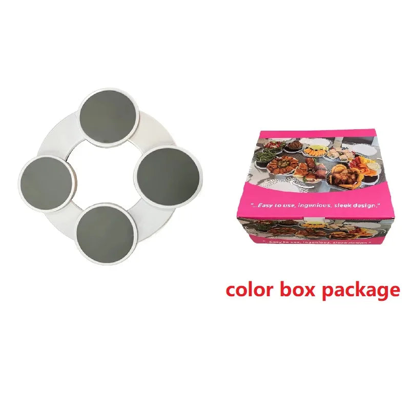 Foldable Rotating Snack Tray