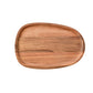 Irregular Oval Wood Tray