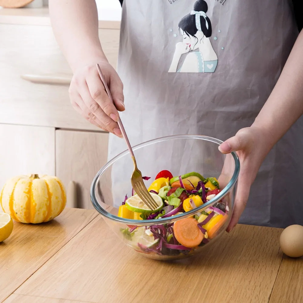 Heat-Resistant Glass Bowls Set
