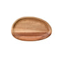Irregular Oval Wood Tray