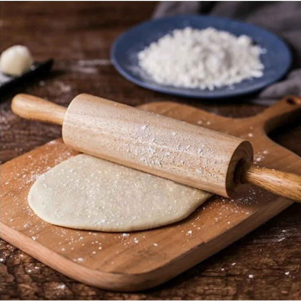 Single-Head Wooden Rolling Pin