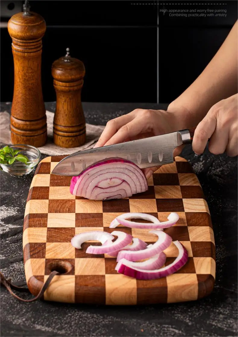 Round Solid Wood Pizza Board