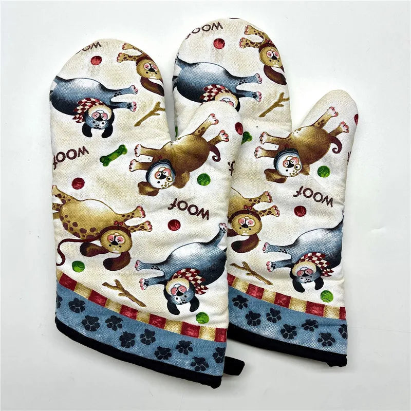 Polyester Oven Baking Gloves