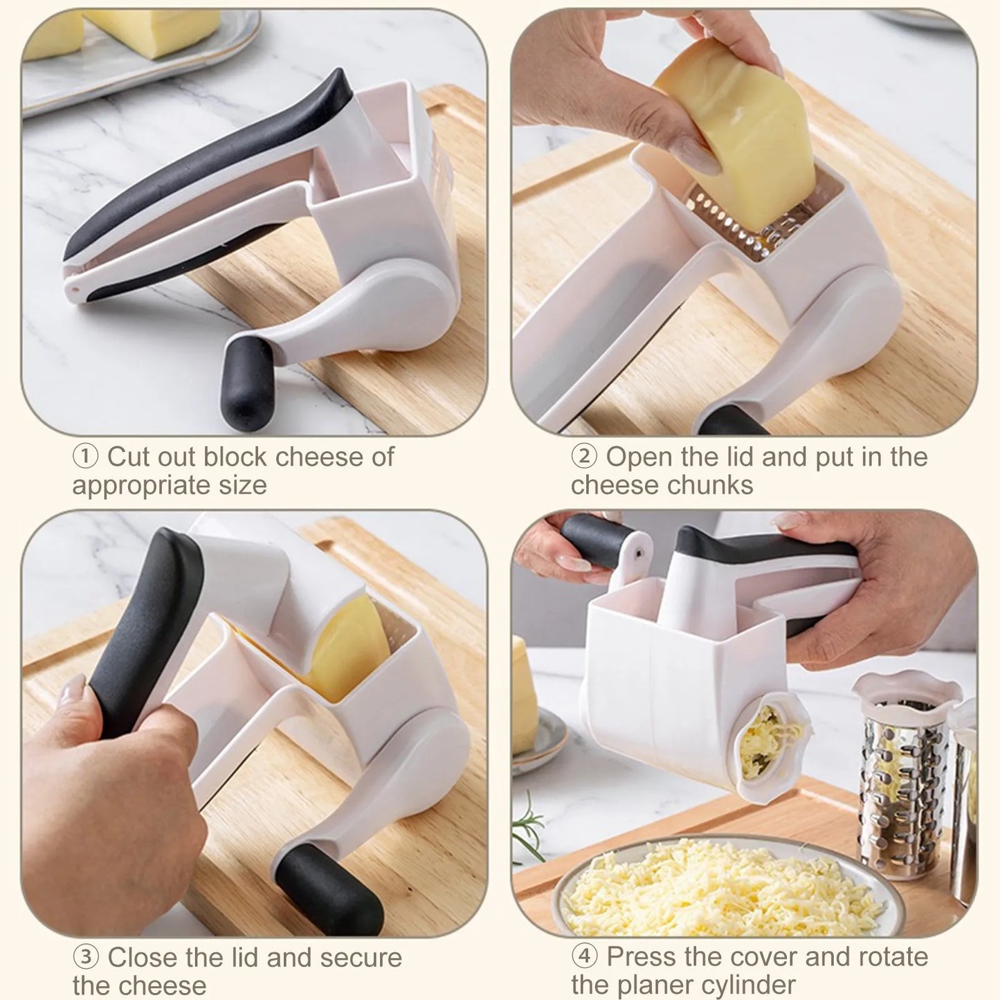 Portable Cheese Shredder Tool