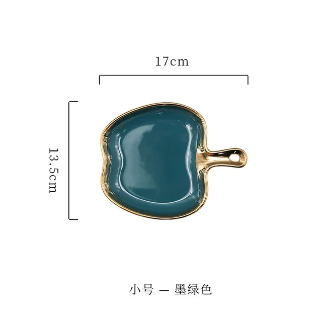 Handled Decorative Serving Plate