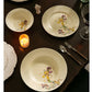 French Iris Dinner Set