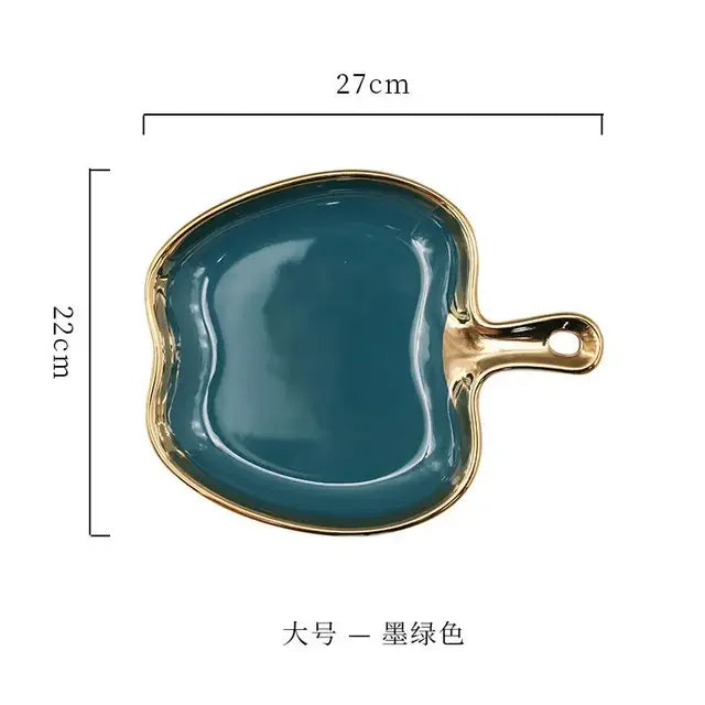 Handled Decorative Serving Plate